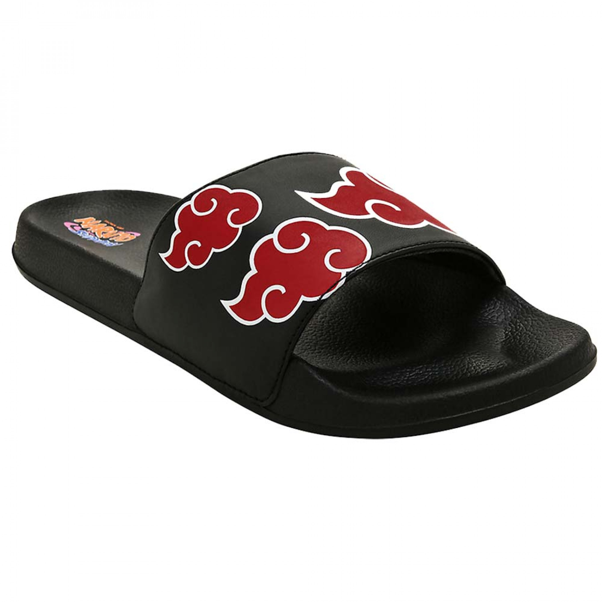 Naruto Akatsuki Cloud Logos Slides Sandals